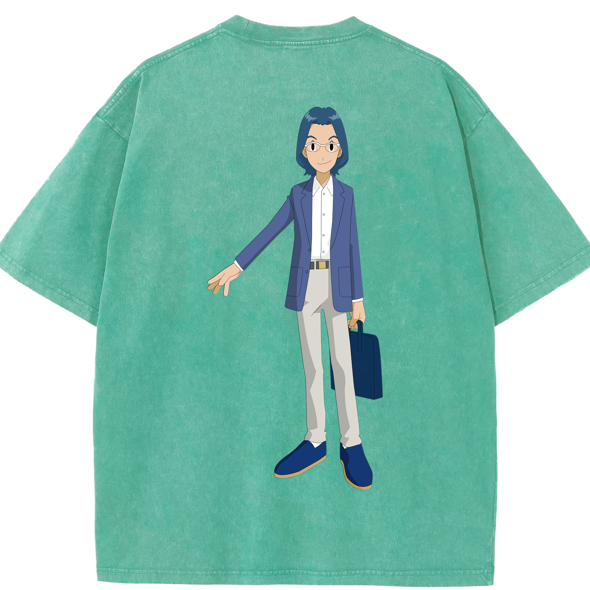 （画像用） Digimon デジタルモンスター/デジモン 綿100% ヴィンテージ風 半袖Tシャツ（背面プリント）